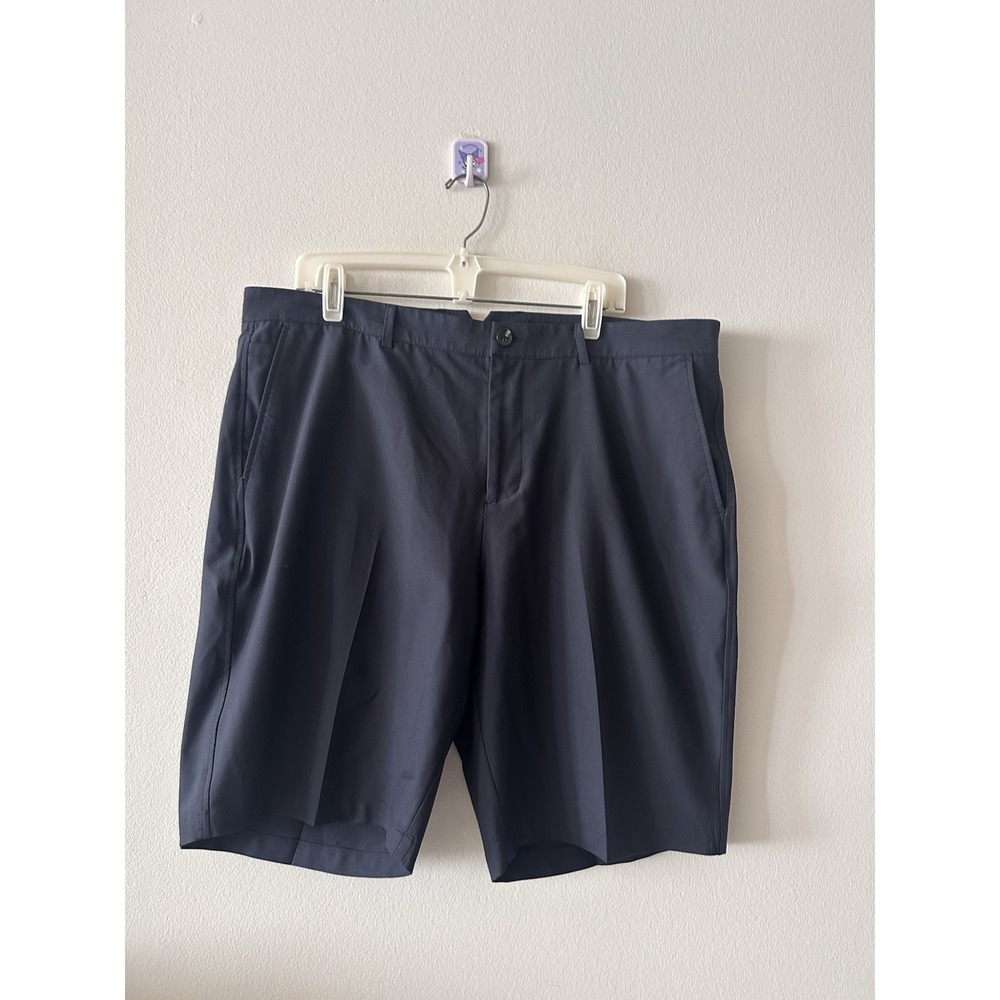 Dunning Golf Shorts Mens 38x10 Navy Performance Stretch  Athletic Chino Casual